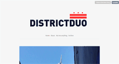 Desktop Screenshot of districtduo.com