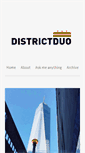 Mobile Screenshot of districtduo.com