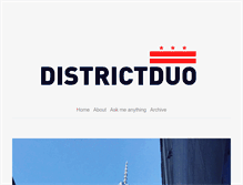 Tablet Screenshot of districtduo.com